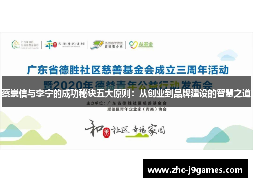 蔡崇信与李宁的成功秘诀五大原则：从创业到品牌建设的智慧之道